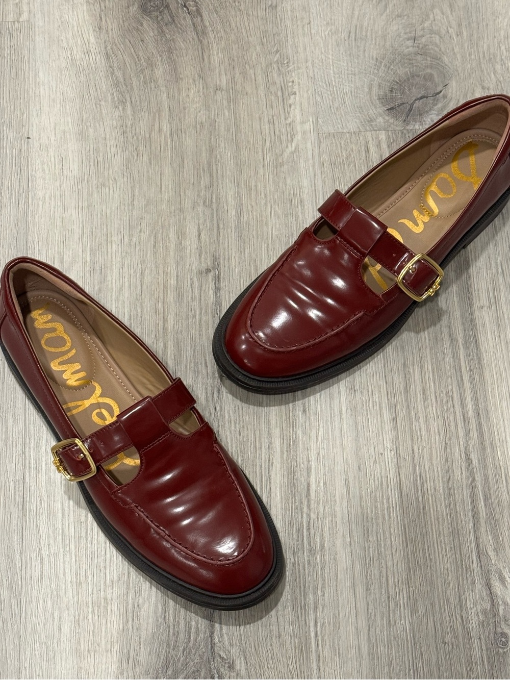 Sam Edelman Elaina T-Strap Loafers | Size 9.5 | Fall Vibes 🍁